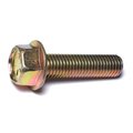 Midwest Fastener Grade 8, 5/8"-11 Flange Bolt, Zinc Plated Steel, 2-1/2 in L, 2 PK 71685